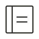 Icon: study the menu.
